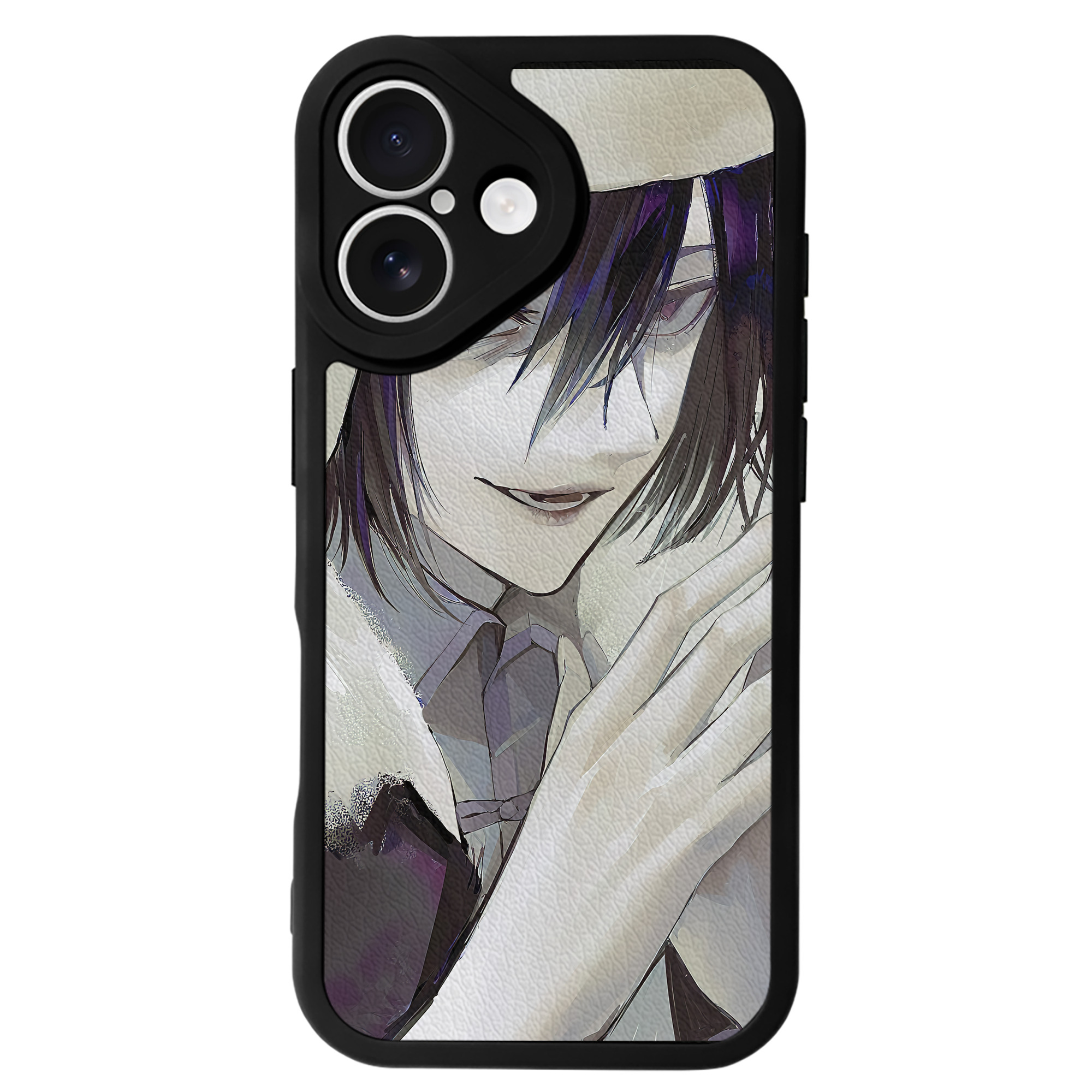 （画像用） 文豪ストレイドッグス Bungo Stray Dogs 【iPhone 16シリーズ対応】シリコンスマホケース（レザー調） 材質：シリコン